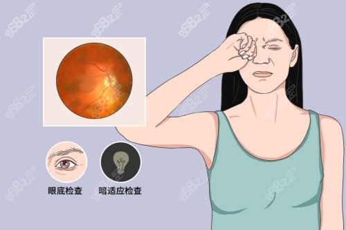 視網(wǎng)膜色素變性展示圖 視網(wǎng)膜色素變性展示圖