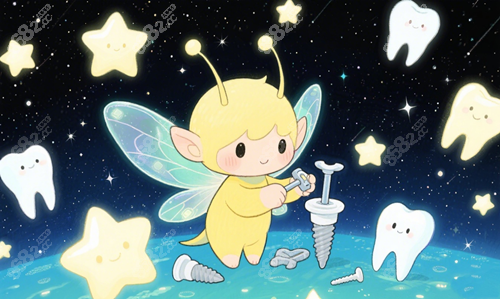 種植牙小天使擬人圖片