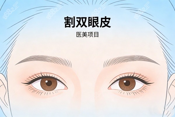 割雙眼皮項(xiàng)目卡通圖 割雙眼皮項(xiàng)目卡通圖