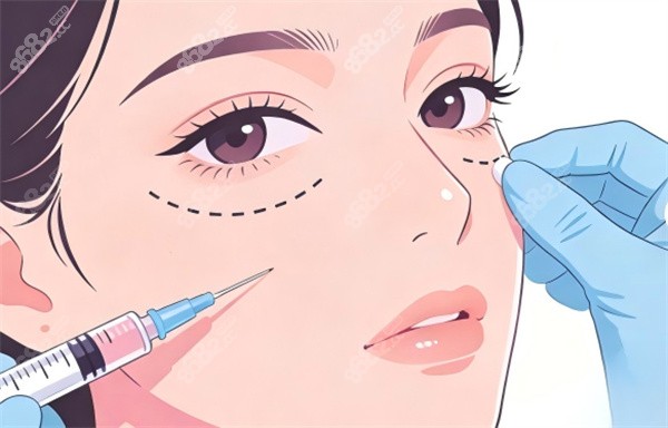 抗衰注射卡通圖