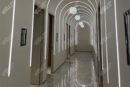 杭州藝星整形內(nèi)部過道環(huán)境示意圖