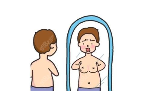 男性乳房肥大展示