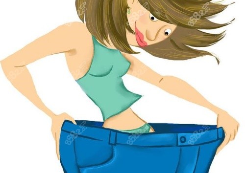 肚子抽脂漫畫示意圖