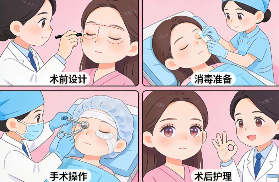 三、韓柏宏雙眼皮真實實例與術(shù)后療效深度解析