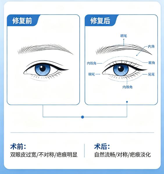 一、张大艳和师丽丽眼修复哪个好？关键看这5个维度