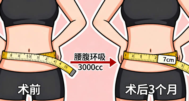 2. 单部位中度吸脂修复(18000元-28000元左右)